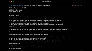 Transforming InfoSec Policies into Machine Readable Code 🔒