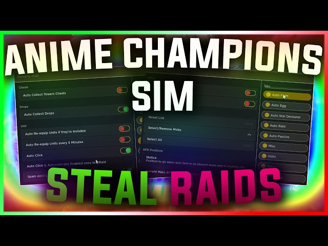 SkyHub Anime Champions Simulator Mobile Script Download 100% Free