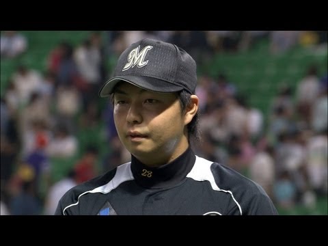 見事な火消し！松永のヒーローインタビュー 2013.08.08 H-M