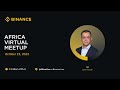 CZ speaks on blockchain impact in Africa #Binance