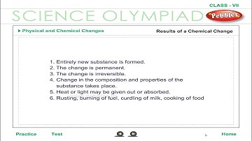 Physical & Chemical Changes  | Olympiad 7th Science | Olympiad Preparation | Practice