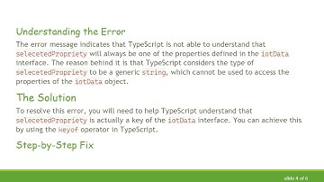 Understanding the Typescript Error: Element implicitly has an 