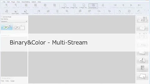 Panasonic "Image Capture Plus" Demo - Binary&Color, Multi Stream