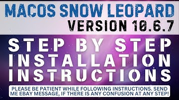 How to Install macOS Snow Leopard from Bootable USB Drive? Buy This USB Now with Installation Guide