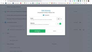 Mastery Test in Edmentum