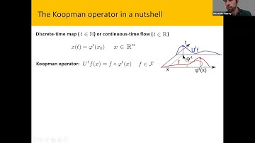 Two seminars on Data Science for Koopman Methods and Vice Versa by Alexandre Mauroy & Felix Dietrich