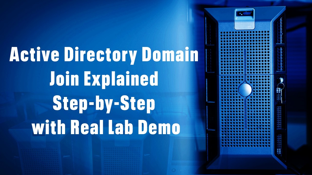Everything You Must Know Before Joining a Windows PC to a Domain - YouTube