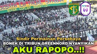 Sindir Manajemen..!! Bonek Nyanyikan Chant ini melihat Permainan Persebaya vs Rans di Stadion GBT