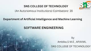 DT Activity | Software Maintenance | Software Engineering | SNS Institutions