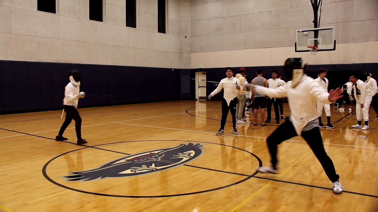 Fencing bout 12 YouTube