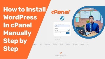 How to Install WordPress in cPanel Manually  Step by Step Guide 2025