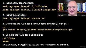 L40 (#6) Using git to Install ICSim Instrument Cluster Simulator