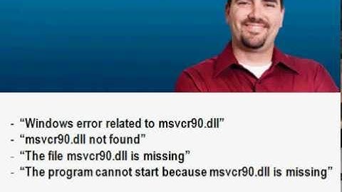 Fix Missing Msvcr90.dll Errors - http://msvcr90dll.com