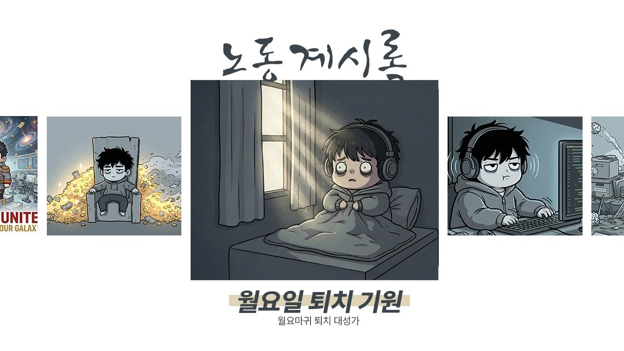 ​[노동요] 월요일 아침 출근길에 듣는 웅장한 노래 🎧 월요병 퇴치 대성가 (가사 O)