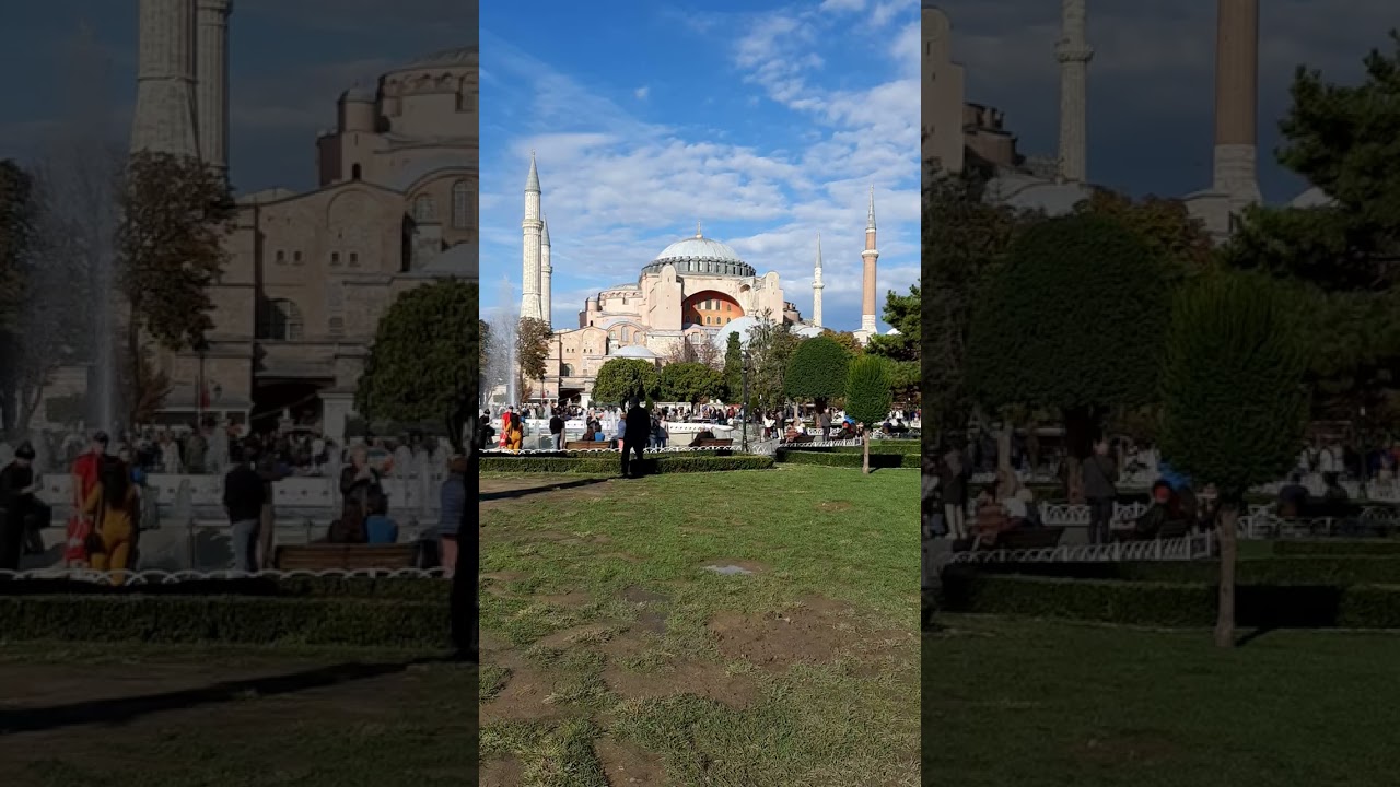 Ayasofya Camii ve Sultanahmet Camii karşılıklı Ezan (İkindi Ezanı)