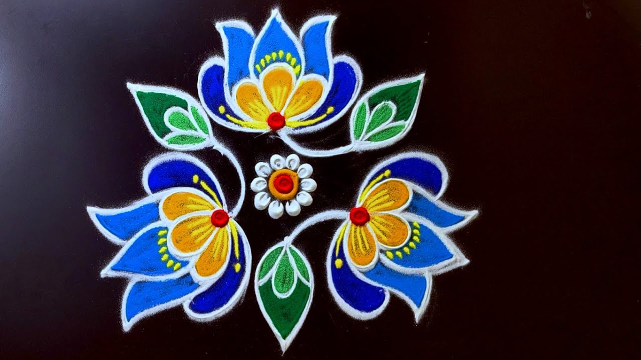 தை மாத ஸ்பெஷல் ரங்கோலி கோலங்கள் ❤️ simple rangoli design with dots ❤️ thiru rangoli kolam designs 