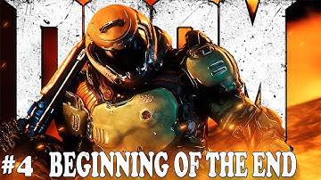 DOOM 2016 Gameplay Walktrough PART 4 - BEGINNING OF THE END [60fps PS5 PRO] - No Commentary
