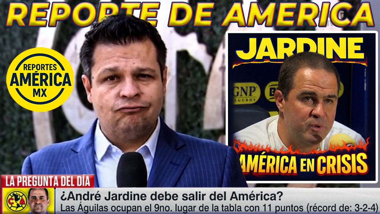 Reporte de América: ¡Crisis en COAPA! Jardine CRITICADO y Davila LESIONADO | Henry Martin VUELVE