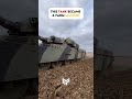 Nobody Expected A Tank On The Farm 😲 #military #army #militaryeverything