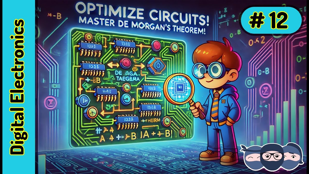 De Morgan's Theorem | Understand circuit simplification | Boolean algebra basics - YouTube