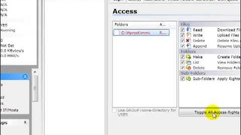 BPFTPServer 2010 - Add User