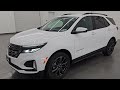 2024 CHEVROLET EQUINOX RS AWD SUMMIT WHITE 4K WALKAROUND 25J171A