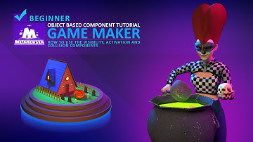 Metaverser Game Maker - Using Object based Components such as Activation, Visibility and Collision