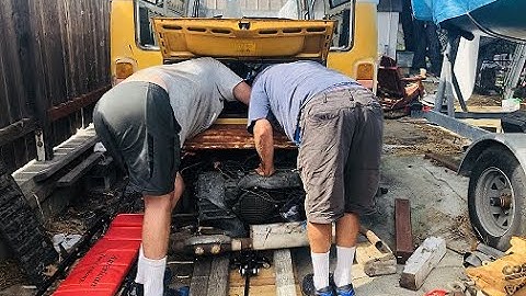 VW Bus Restoration: First Time Dropping the Engine