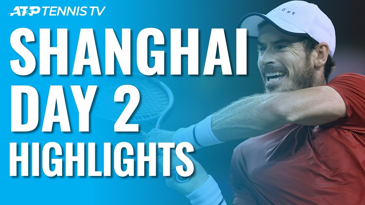 Murray Battles Through; Fognini, Monfils, Shapovalov Win Openers | Shanghai 2019 Day 2 Highlights