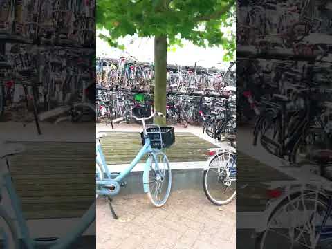 Велопарковка | Нидерланды (Голландия) Европа #shorts