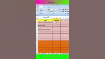 =LEN() Formula Excel Total Count of Characters in a Cell l #viralvideo