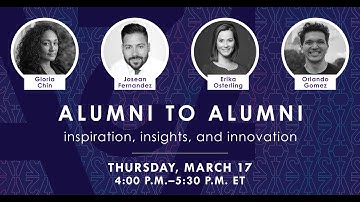 A2A: Alumni to Alumni March 2022