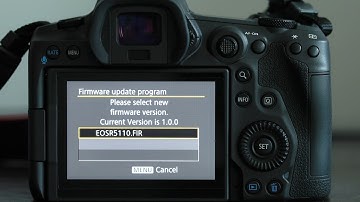 Canon Eos R5 Firmware Update Tutorial