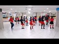 Si Baju Merah Line Dance - Demo By D&#39;Sisters &amp; Friends @pennytanml #linedance #dsisterslovedancing