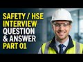 Safety Officer Interview Questions &amp; Answers Part 01 | HSE Interview Top 10 Q&amp;A | INTACT KNOWLEDGE