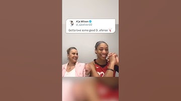 A’ja Wilson was so outta pocket for saying this in the postgame interview 😭