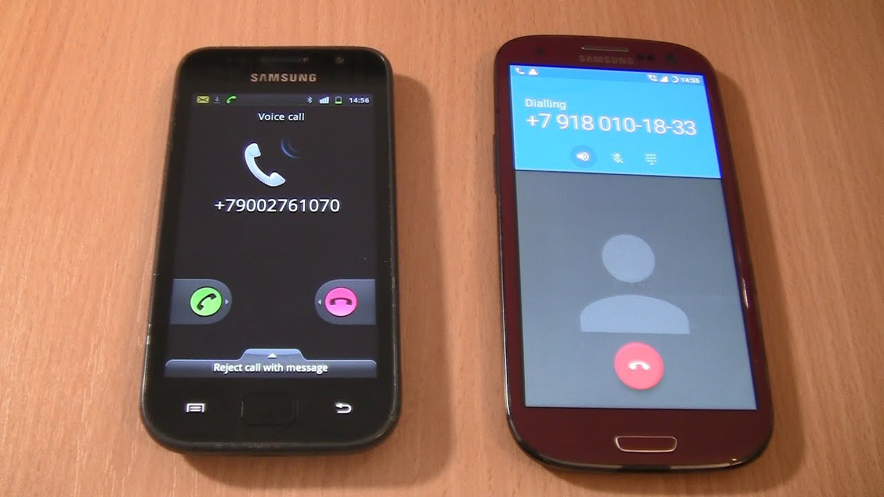 Samsung S1 android 2 Over the Horizon Incoming call &Samsung Galaxy S3 ...