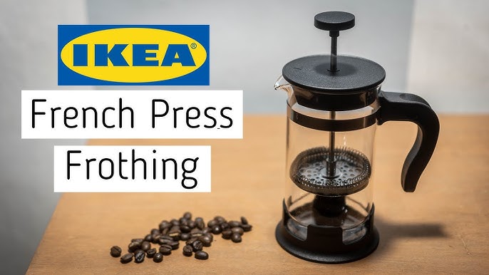 IKEA 365+ French press coffee maker, clear glass/stainless steel, 34 oz -  IKEA