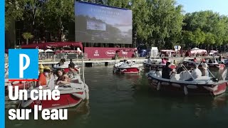 A Paris, le cinéma flottant du bassin de Villette enchante les Parisiens