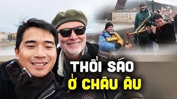 A Páo Thổi Sáo Giao Lưu Ở Châu Âu Khiến Khách Tây Lác Mắt