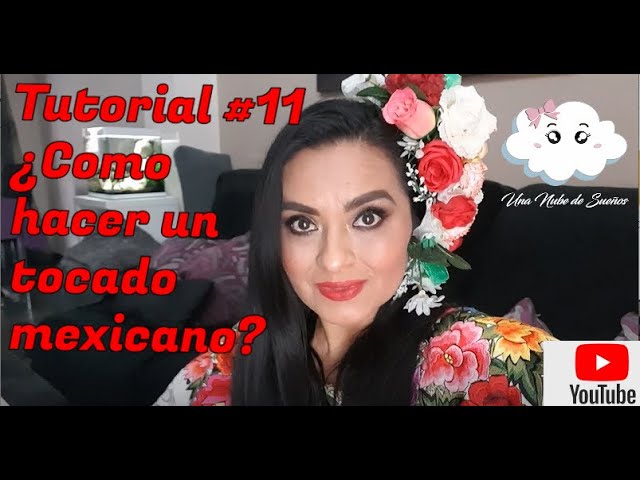 ✨Como hacer un Tocado de Flores Mexicano- de - YouTube