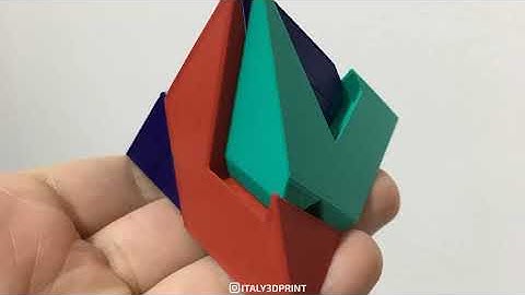 3D print Pyramid in 3 parts - kawai tsugite