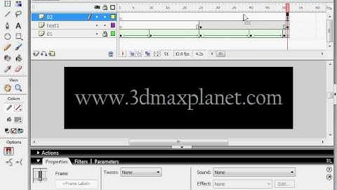 Flash 8 tutorial, layers, part01