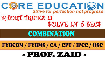 F.Y.B.COM SEM 1 | Combination  | Maths | Prof Zaid