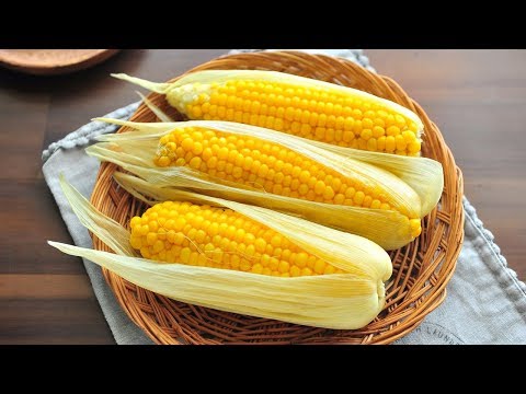 아삭 초당옥수수 <strong>asmr</strong> / 초당옥수수 삶는법 (<strong>Super</strong> sweet corn ,꼬마츄츄)