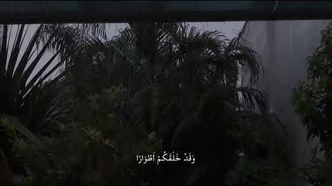 { فَقُلْتُ اسْتَغْفِرُوا رَبَّكُمْ إِنَّهُ كَانَ غَفَّارًا } ، سوره نوح احمد خضر 🤍.#explore #قرآن