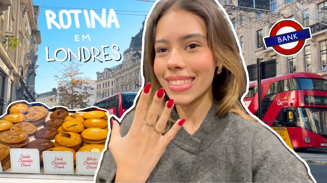 ROTINA comigo morando em LONDRES (vlog em ingles)