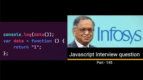 Javascript output based Interview question - Part 144  #javascriptinterview #javascript #reactjs