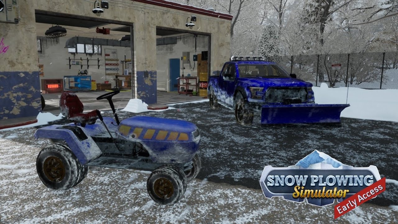 Buying & Taking New Plow Around ~ Snow Plowing Simulator - YouTube