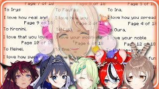 Council And Irys Reads Sanas Letter Hololiveen